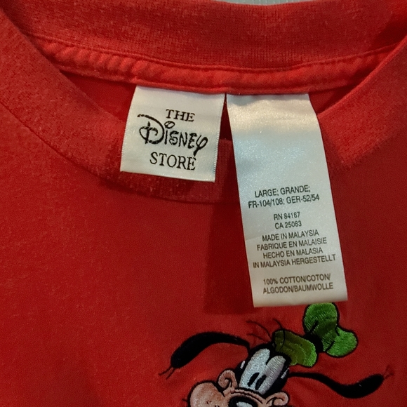 Vintage The Disney Store embroidered Goofy tee - Picture 2 of 4